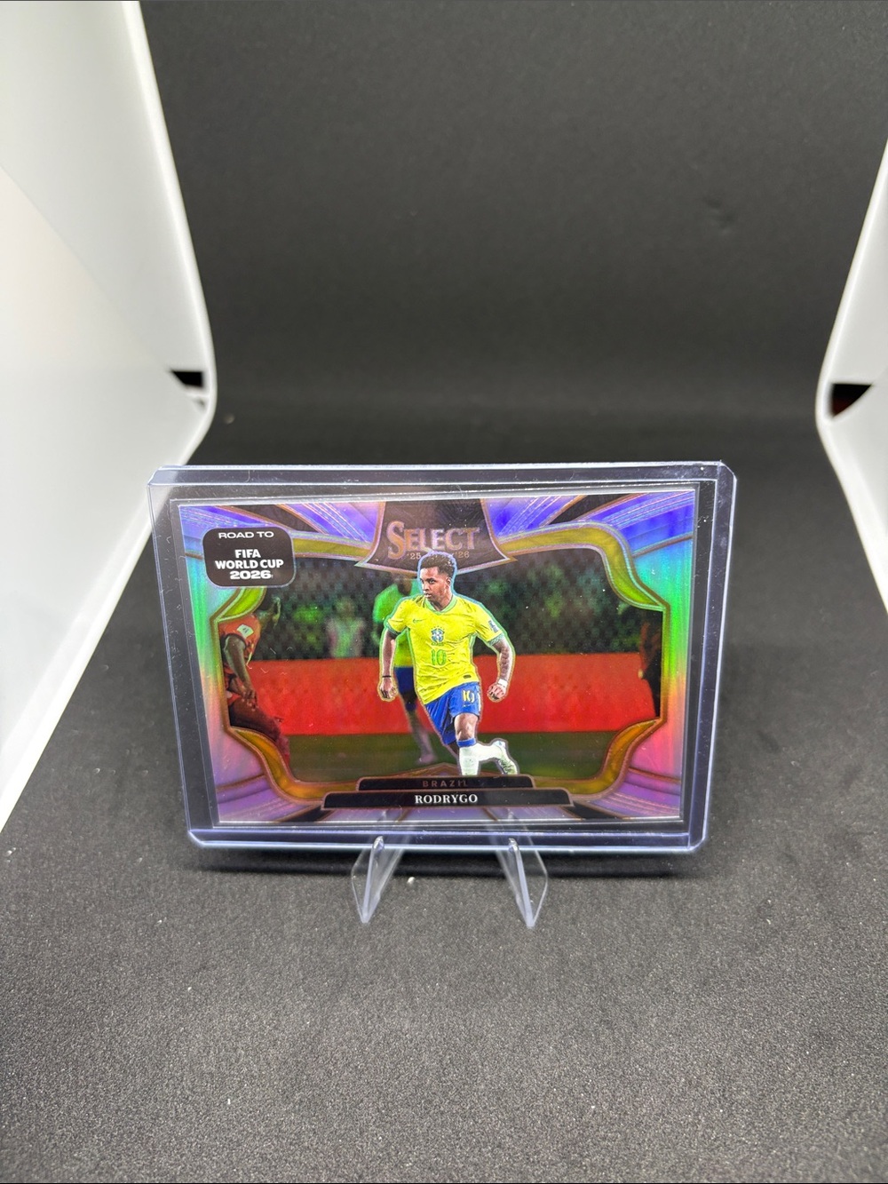 Panini Select Rodrygo Soccer Card - Prizm